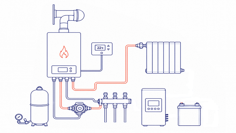 Резервное питание для газового котла: как выбрать ИБП и рассчитать время работы.