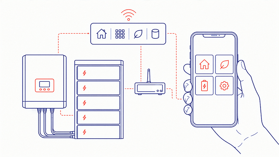 Резервное питание в экосистеме умного дома: как контролировать инвертор и АКБ со смартфона.